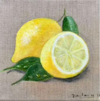 Named contemporary work « Les citrons », Made by PATRICIA DELEY