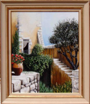 Named contemporary work « l'escalier », Made by LYSAND