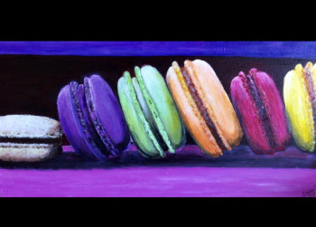 Named contemporary work « Macarons gourmands », Made by PATRICIA DELEY