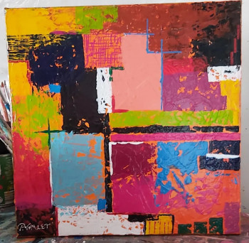 Named contemporary work « Tableau moderne abstrait 1 », Made by PATRICE PAINTING