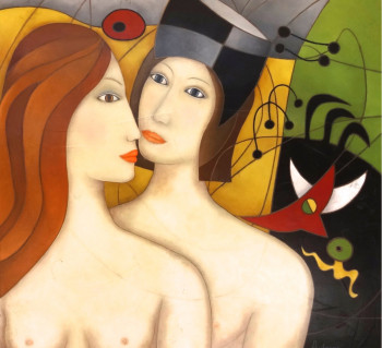 Contemporary work named « J'aime Miro », Created by AUDERSON
