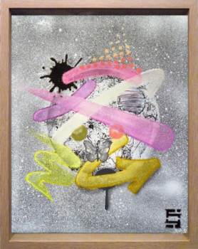 Contemporary work named « "Lunar Spray" », Created by JEKLE