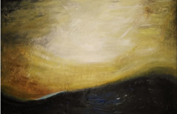 Contemporary work named « La vague nocturne », Created by KDIJART