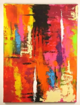 Named contemporary work « Tableau moderne abstrait 5 », Made by PATRICE PAINTING