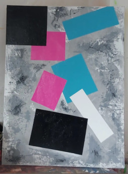 Contemporary work named « Tableau moderne abstrait », Created by PATRICE PAINTING