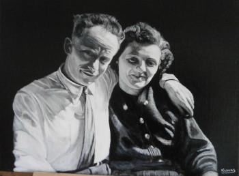 Named contemporary work « MARIAGE 1954 », Made by RICHY WAM K