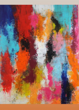 Named contemporary work « Tableau moderne abstrait 17 », Made by PATRICE PAINTING