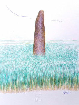 Named contemporary work « lieux du temps lieux sacrés 1 », Made by FERREIRA-ROCHA / LUARFR