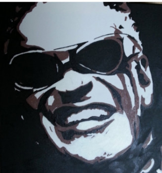 Named contemporary work « Ray charles », Made by CéLINE PRODEL