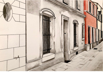 Contemporary work named « Rue des Vignolles », Created by EMMANUEL VIGNOLLE