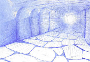 Named contemporary work « lieux mémoire lieux sacrés 3 », Made by FERREIRA-ROCHA / LUARFR