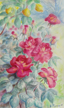 Named contemporary work « Roses et citrons de menton », Made by AMALIA MEREU