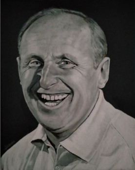 Named contemporary work « BOURVIL », Made by RICHY WAM K