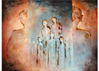 Contemporary work named « Les visiteurs du temps », Created by JEANNET