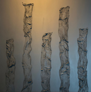 Contemporary work named « 3Black4 », Created by CHRIS JANO