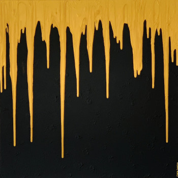 Contemporary work named « OrNoir », Created by CHRIS JANO