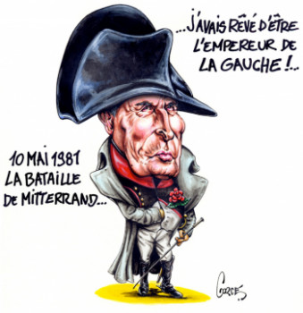 Contemporary work named « MITTERRAND BONAPARTE », Created by GORCE OU GOR