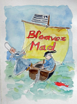 Contemporary work named « Bloavez Mad (bigoudène au rappel) », Created by MICHEL HAMELIN