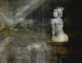 Named contemporary work « Assise............... », Made by PHILIPPE BERTHIER