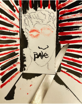 Named contemporary work « Bave Hard Âge », Made by MAZ'O DU CLICHé