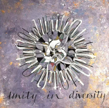 Named contemporary work « Unity in diversity », Made by ANNE-SOPHIE DAVOLI