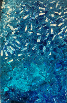 Contemporary work named « OCEAN VUE DU CIEL », Created by LB