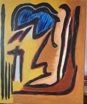 Contemporary work named « Contemplation », Created by JMC