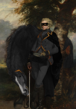 Named contemporary work « ZORRO », Made by TEEJO