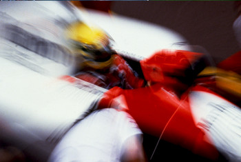Named contemporary work « Magic Senna. Monaco 1992 », Made by DOMINIQUE LEROY