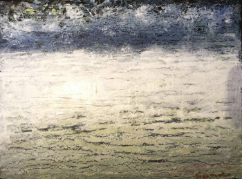 Contemporary work named « baie de Somme », Created by LEDOMENICO