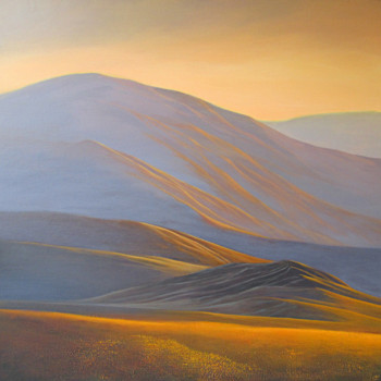 Named contemporary work « montagnes sacrées », Made by YVES OGIER