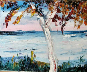 Named contemporary work « Lac-St-Jean », Made by ERIKA PRUVOST