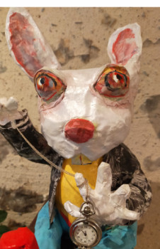 Named contemporary work « Lapin albinos », Made by LAIZA GEORGET