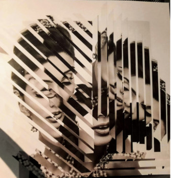 Contemporary work named « PRESQUE AUDREY », Created by GOLDBERG COLLAGE