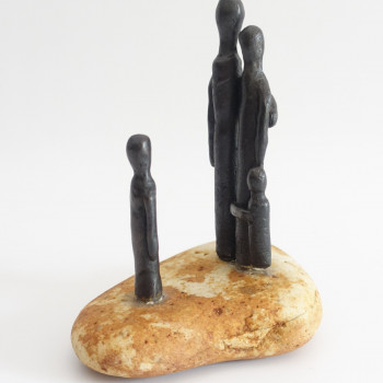 Contemporary work named « Petite famille (n° 49) », Created by DIDIER FOURNIER