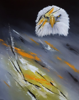 Contemporary work named « Eagle Rock », Created by AURéLIE BLANCHET