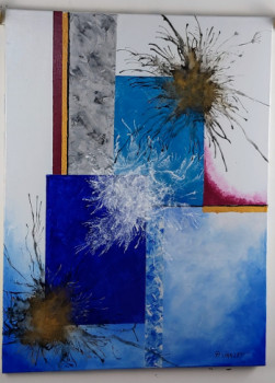 Named contemporary work « Tableau moderne abstrait 36 », Made by PATRICE PAINTING