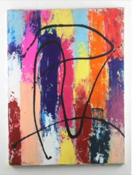 Named contemporary work « Tableau moderne abstrait 41 », Made by PATRICE PAINTING