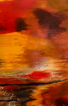 Contemporary work named « Coucher de soleil », Created by ANY