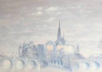 Named contemporary work « Le Pont Neuf », Made by MARTHE BRILMAN