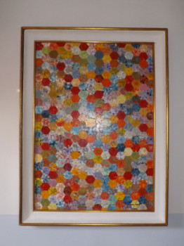 Named contemporary work « mosaic patchwork 1 », Made by PIERRE JOSEPH