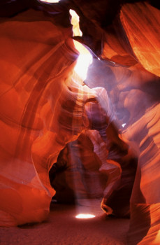Named contemporary work « Antilope canyon, Arizona », Made by DOMINIQUE LEROY