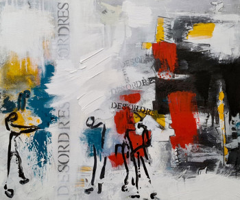 Named contemporary work « Desordres », Made by KELLESTOM