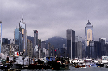 Named contemporary work « Hong Kong », Made by DOMINIQUE LEROY