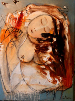 Named contemporary work « danseuse N° 04 », Made by PATRASCU