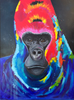 Contemporary work named « Gorilla », Created by VEVECREATION