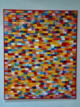 Named contemporary work « Mosaic Taquin », Made by PIERRE JOSEPH