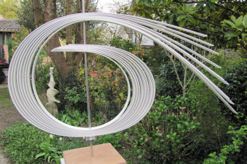 Contemporary work named « Des Voiles Blanches ; sculpture modulable 678 », Created by JEAN PAUL BOYER