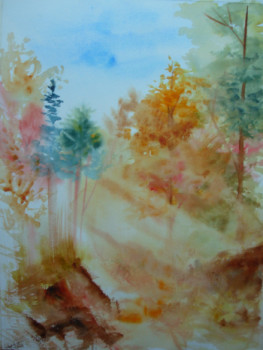 Contemporary work named « Couleurs d'automne », Created by JACQUES MASCLET