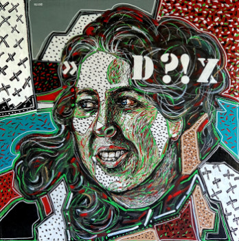 Named contemporary work « portrait de Dona », Made by SPASP